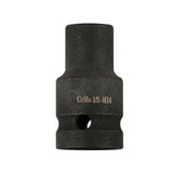 Tap Socket Double Square Head 1/2Inch Driver For Pneumatic Wrench Tool Accessories And Parts Replacement M6-M24 M24 Smile Home M14 - Side View