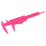 1X 0-80Mm Plastic Sliding Vernier Caliper Gauge Measure Tool Double Scale Ruler For Jewelry/Antiques Measurement Rose Red Smile Home Rose Red