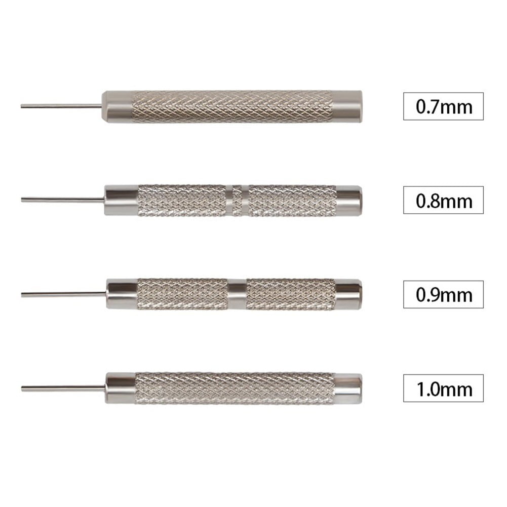 Watch Strap Pin Pin Punch Link Punch Pin Stick- Watch Repair Tool 0.7-1.0Mm 10Pcs Bar Hammer Punch Thimble Durables 0.9Mm Smile Home 0.9 mm