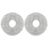 2 Pcs Mop Cloth Pads For Dream Me W10s W10s Pro Cleaning Robot Vacuum Cleaner Sweeper Spare Part Replaceable Accessories A