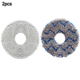 2 Pcs Mop Cloth Pads For Dream Me W10s W10s Pro Cleaning Robot Vacuum Cleaner Sweeper Spare Part Replaceable Accessories A - Rear View