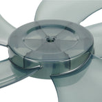 16 Inch Plastic Fan Blade With Nut Cover 5-Leaf Design for Pedestal or Desk Fan Replacement Part for 16"/375Mm Stand Fan Black