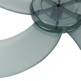 16 Inch Plastic Fan Blade With Nut Cover 5-Leaf Design for Pedestal or Desk Fan Replacement Part for 16"/375Mm Stand Fan Black