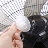16 Inch Plastic Fan Blade With Nut Cover 5-Leaf Design for Pedestal or Desk Fan Replacement Part for 16"/375Mm Stand Fan Black