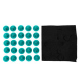 25Pcs Auto Fastener Car Clips Green Buckle Mixed Body Push Retainer Pin Rivet Bumper Door Trim Panel Retainer Fastener Kit - Front View