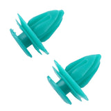 25Pcs Auto Fastener Car Clips Green Buckle Mixed Body Push Retainer Pin Rivet Bumper Door Trim Panel Retainer Fastener Kit - 45-Degree Angle