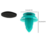 25Pcs Auto Fastener Car Clips Green Buckle Mixed Body Push Retainer Pin Rivet Bumper Door Trim Panel Retainer Fastener Kit - Low Angle