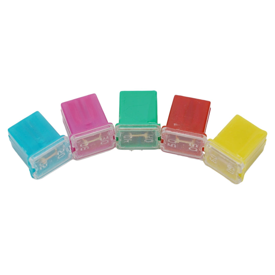 10 Pack Car Fuse Assortment Kit 20A 30A 40A 50A 60A Square Mini Fuses For Auto Van Truck