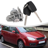 Front Left Door Lock Cylinder With 2 Keys Car Engine Start Ignition Cylinder Locking For Ford For Focus S-Max 1552849