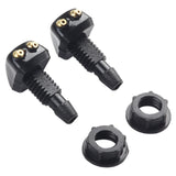 2 Pack Car Dual Holes Windshield Washer Nozzle Adjustable Wiper Water Spray Jet For Most Vehicle Models