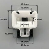 4Pcs Car Rear Seat Cushion Pad Clamps Clips Seat Fixed Buckle Car Fastener Clip For Honda For Acura Auto Interior Accessories