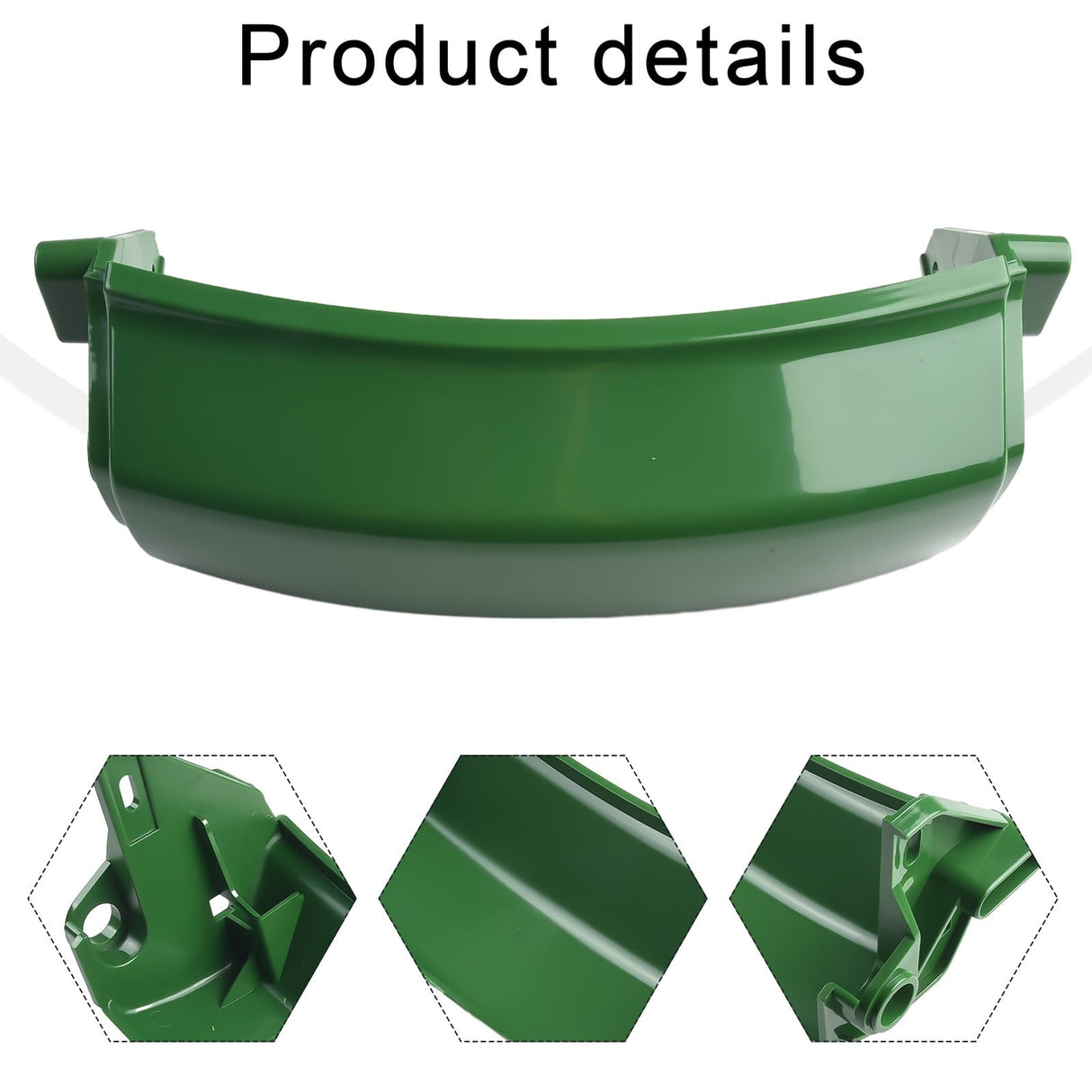 Tractor Front Bumper Upper Hood Kit for John Deere LT133 LT155 LT166 LT150 LT160 LT170 LT180 LT190 Green Plastic Replacement Part AM128998