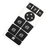 Car Window Switch Button Repair Sticker Decor Stickers For Mercedes -Benz W204 C250 C300 C350 Decoration Accessory
