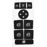 Car Window Switch Button Repair Sticker Decor Stickers For Mercedes -Benz W204 C250 C300 C350 Decoration Accessory