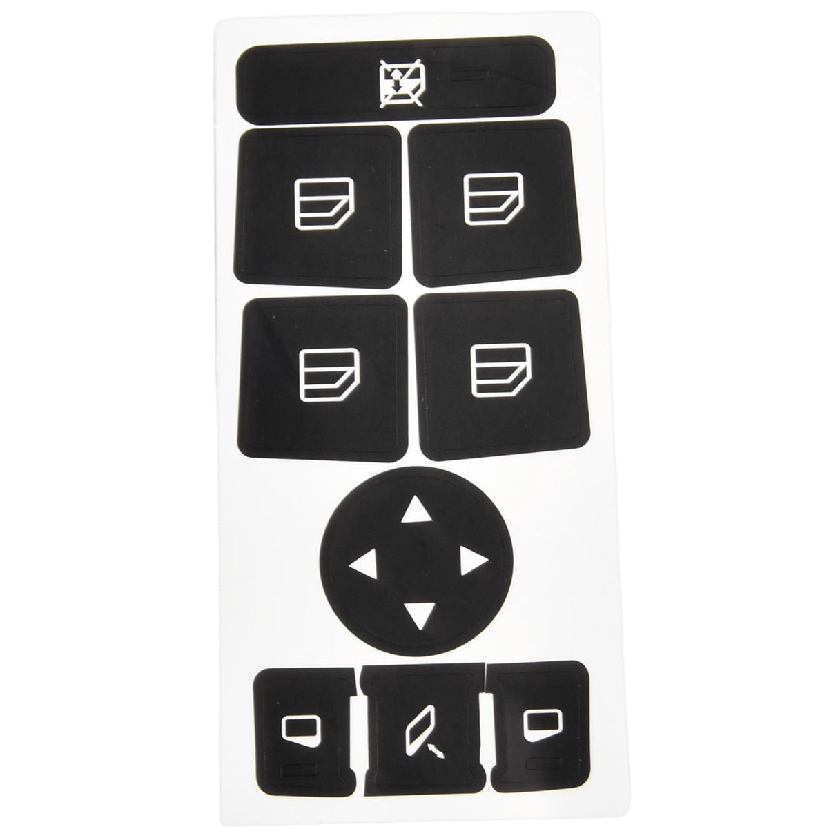 Car Window Switch Button Repair Sticker Decor Stickers For Mercedes -Benz W204 C250 C300 C350 Decoration Accessory