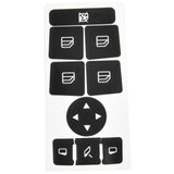 Car Window Switch Button Repair Sticker Decor Stickers For Mercedes -Benz W204 C250 C300 C350 Decoration Accessory - Rear View