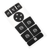 Car Window Switch Button Repair Sticker Decor Stickers For Mercedes -Benz W204 C250 C300 C350 Decoration Accessory