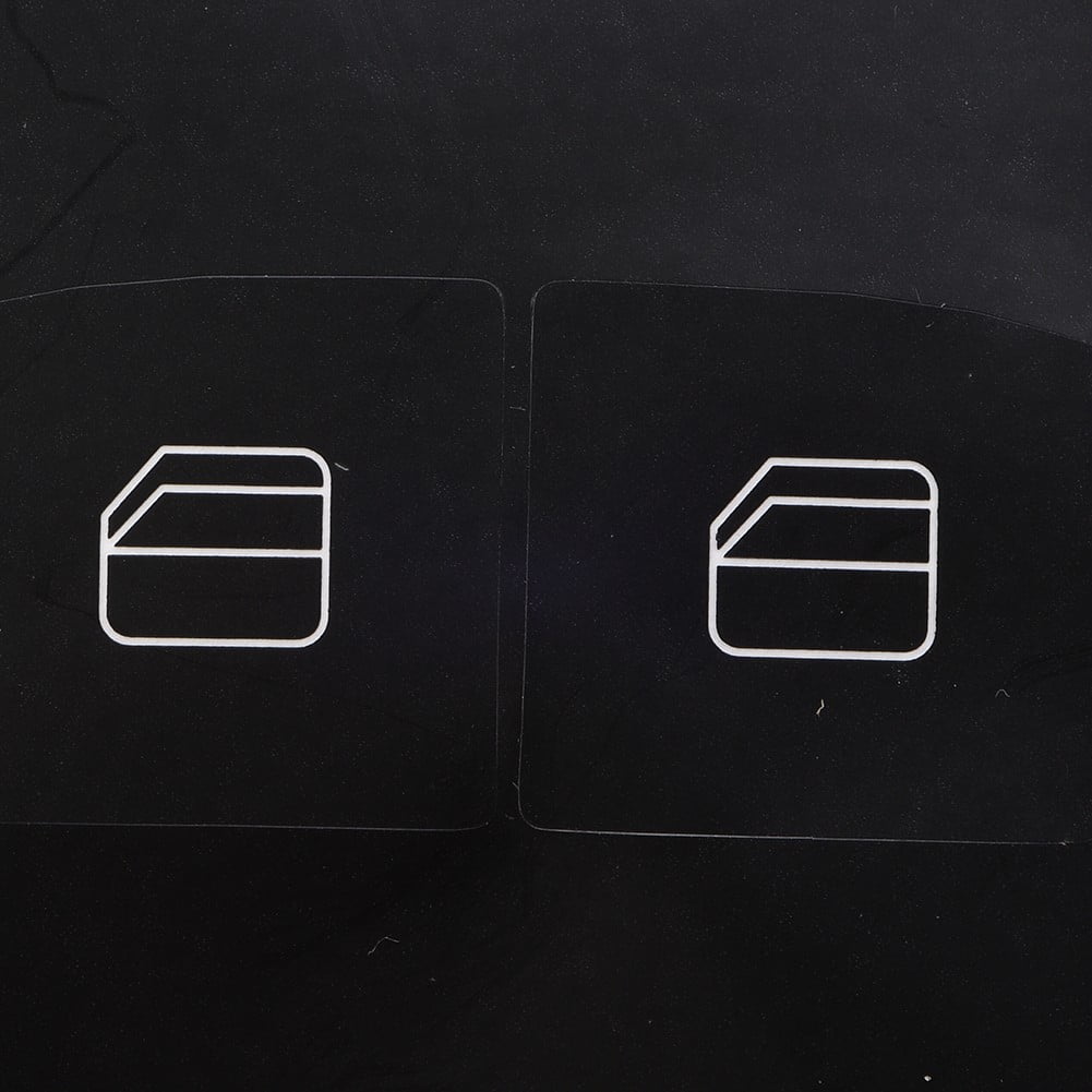 Car Window Switch Button Repair Sticker Decor Stickers For Mercedes -Benz W204 C250 C300 C350 Decoration Accessory