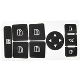 Car Window Switch Button Repair Sticker Decor Stickers For Mercedes -Benz W204 C250 C300 C350 Decoration Accessory