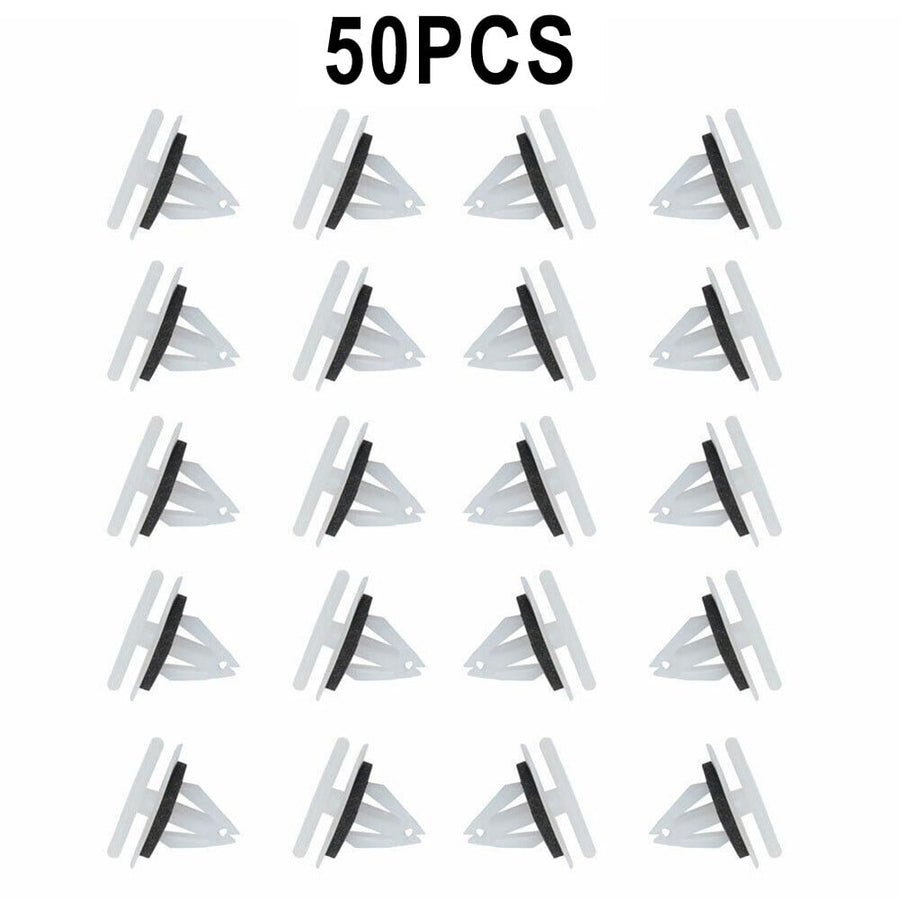 50Pcs Exterior Rocker Panel Moulding Clip Fastener Sealer for Ford 2013-2021