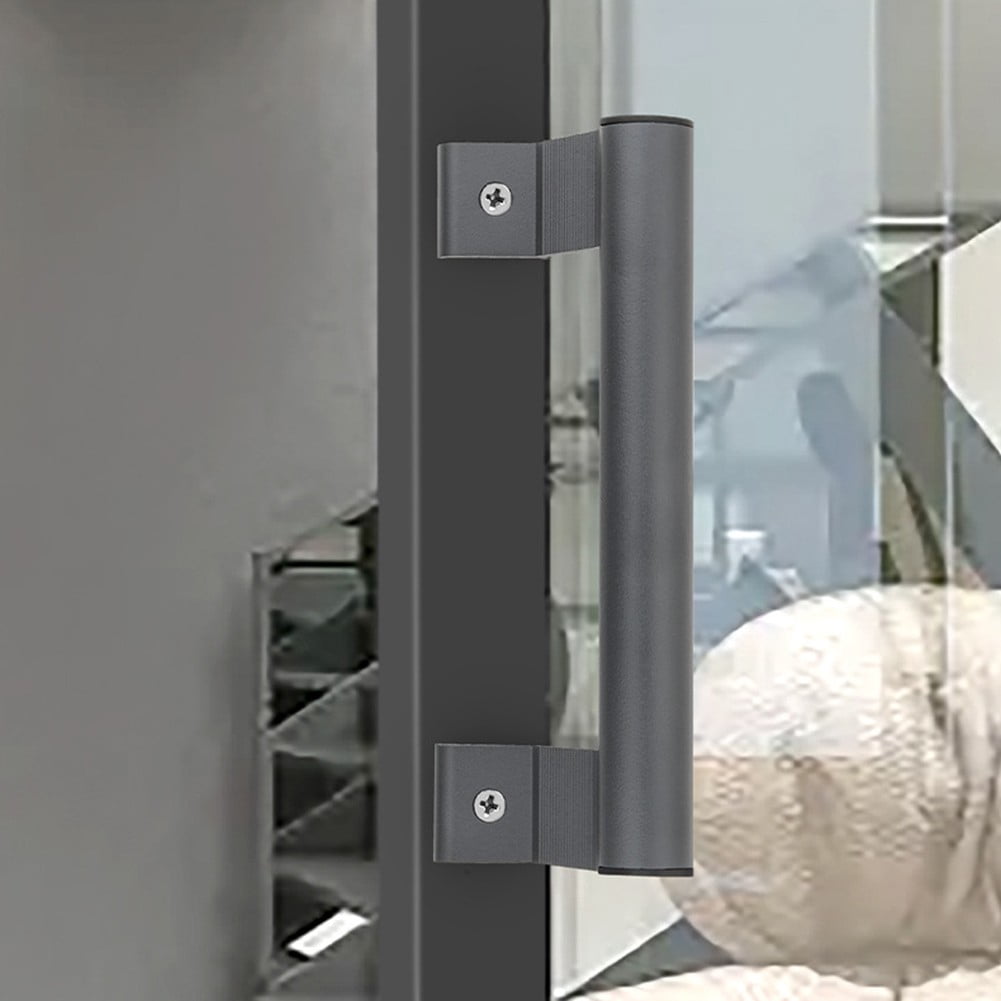Aluminum Alloy Handle Balcony Sliding Door Handle Glass Door Sliding Door Handle White Smile Home Dark Gray
