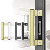 Aluminum Alloy Handle Balcony Sliding Door Handle Glass Door Sliding Door Handle White Smile Home Dark Gray