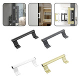 Aluminum Alloy Handle Balcony Sliding Door Handle Glass Door Sliding Door Handle White Smile Home White - Rear View