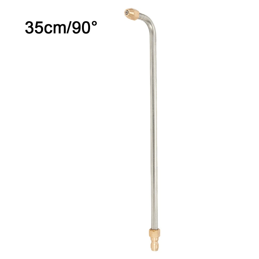 30° /90° /U-Shape Pressure Car Washer Angled Lance Extension Spray Wand Nozzle 17Cm-90 Smile Home 35Cm-90