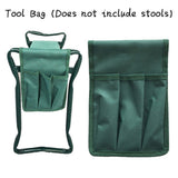 Highly Green Folding Garden Kneeler Chair Bench Stool Tool Pouch L Smile Home S - Side View