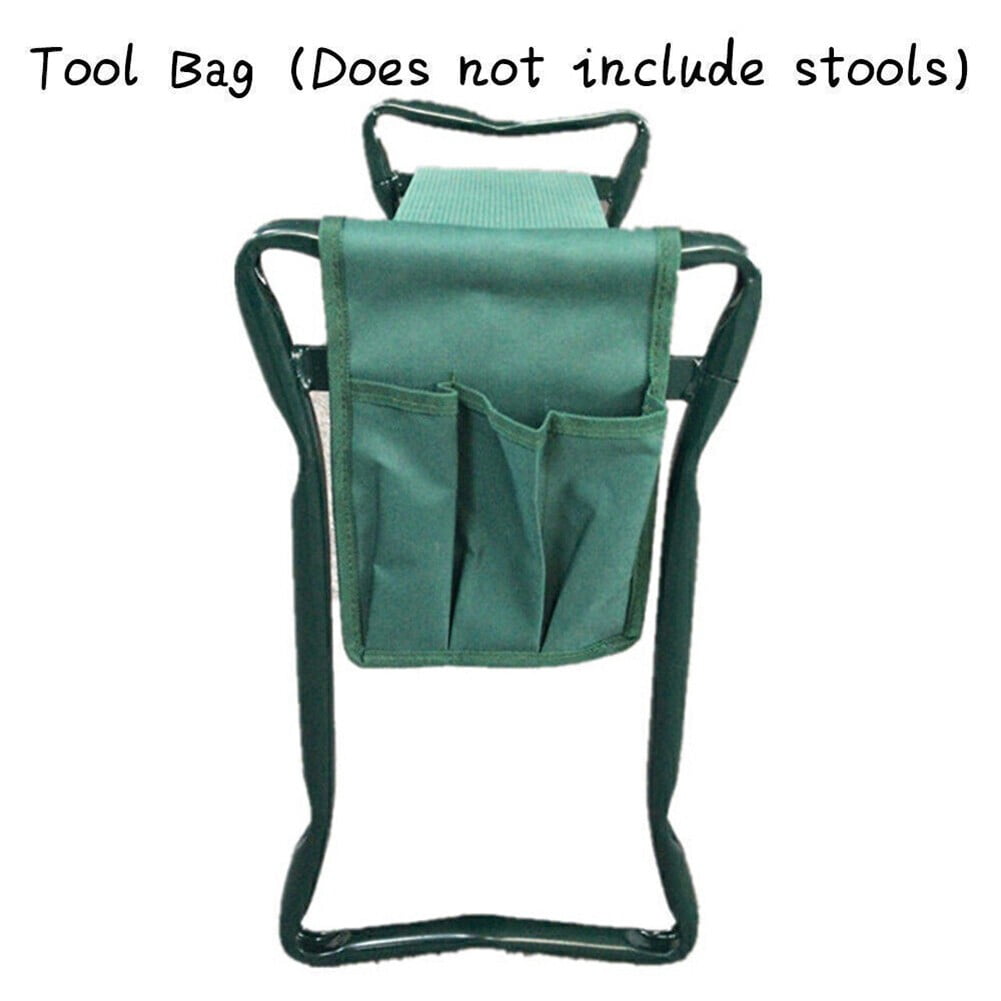 Highly Green Folding Garden Kneeler Chair Bench Stool Tool Pouch L Smile Home S