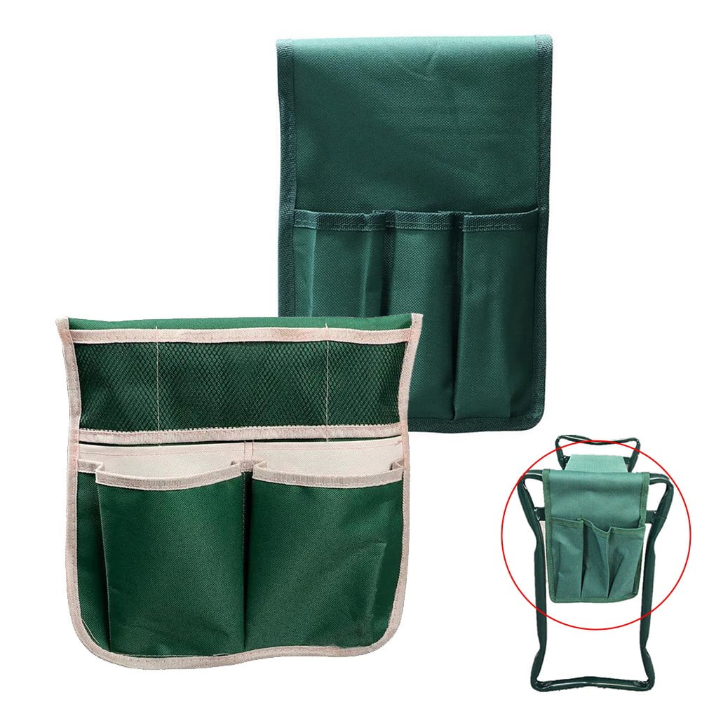 Highly Green Folding Garden Kneeler Chair Bench Stool Tool Pouch L Smile Home S
