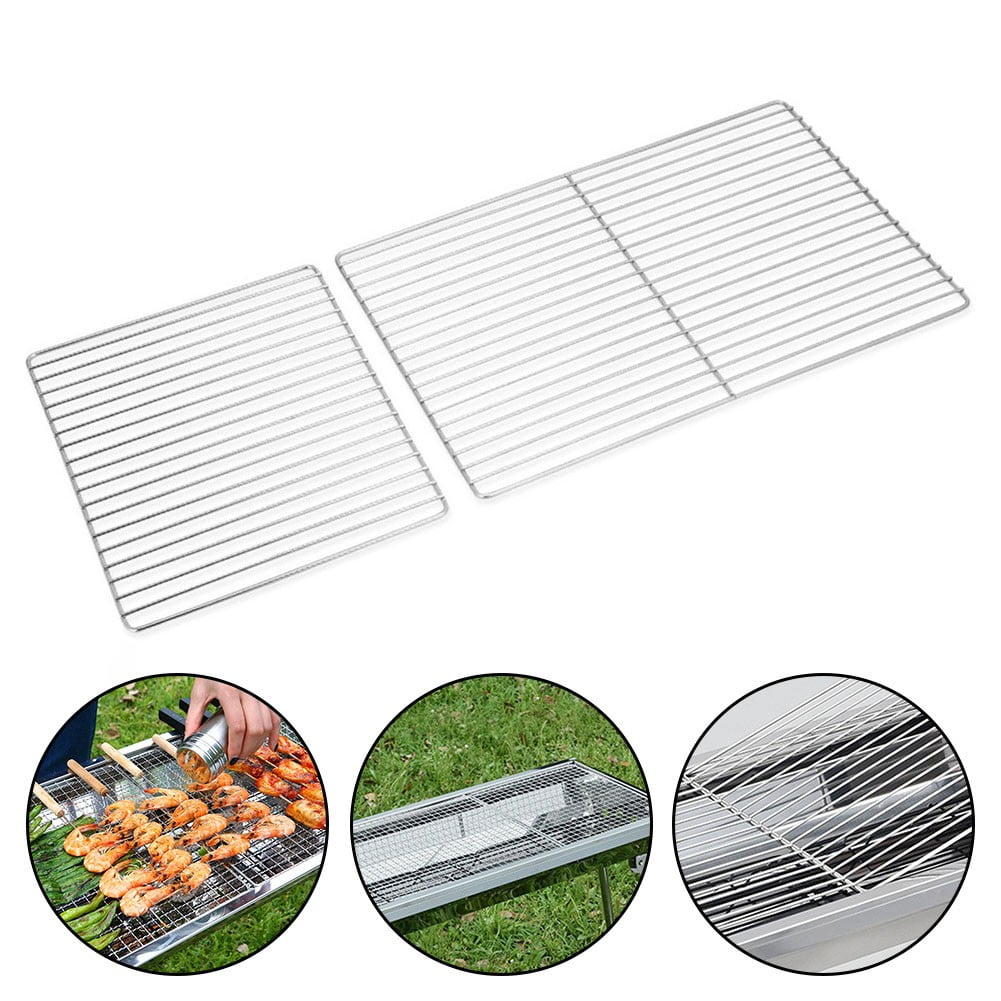BBQ Grill Stainless Steel Mesh,Suitable for Camping BBQ (2 Size) Bar 30*25 Smile Home Bar 30*45