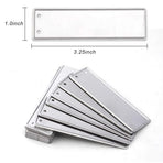 Aluminum Plant Labels Double Sided Metal Labels Tree ID Tag Waterproof iron wire Smile Home