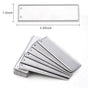 Aluminum Plant Labels Double Sided Metal Labels Tree ID Tag Waterproof iron wire Smile Home