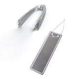 Aluminum Plant Labels Double Sided Metal Labels Tree ID Tag Waterproof iron wire Smile Home - Rear View