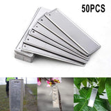 Aluminum Plant Labels Double Sided Metal Labels Tree ID Tag Waterproof iron wire Smile Home - Close-Up Angle