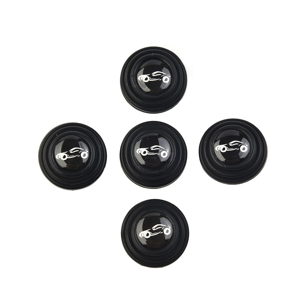 16Pcs Black Silicone Car Door Shock Absorbing Pads Anti-Bump Silent Gasket Protectors For Vehicle Exterior Door Edge Protection Accessories