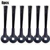 6 Pack Side Brushes Replacement For Shark Rv2502Ae Av2501Ae Av2501S Robot Vacuum Cleaner Accessories Rv1001Ae Av911Sez Av1002Ae Av1010Ae Av970 Av993 Qr1000 Series Ur1000Sr