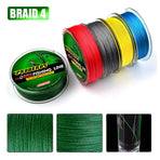 Outdoor Fishing Line, 5 Colors, Strong And For Durable 3.0/35LB Green 1.0/15LB Red