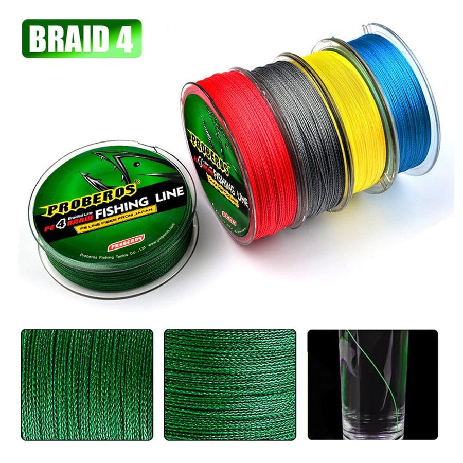Outdoor Fishing Line, 5 Colors, Strong And For Durable 3.0/35LB Green 1.0/15LB Red