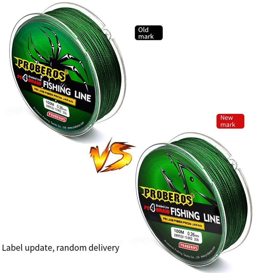 Outdoor Fishing Line, 5 Colors, Strong And For Durable 3.0/35LB Green 1.0/15LB Red