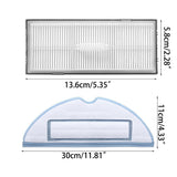 Robot Vacuum Cleaner Accessory Set, Replacement Mop Pad Parts Compatible with Roborock S7 T7s for Home Sweeping Cleaning