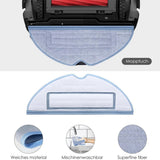 Robot Vacuum Cleaner Accessory Set, Replacement Mop Pad Parts Compatible with Roborock S7 T7s for Home Sweeping Cleaning - Low Angle