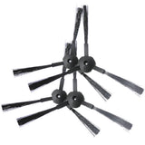 V3 V5 A4 A6 Robot Vacuum Side Brushes Replacement Kit High Strength Durable Accessories for Robotic Sweeper Spare Parts Cleaning Maintenance 1 Pair Black - 45-Degree Angle