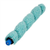 2Pc Floor Washing Robotic Cleaner Main Brush Scraper Replacement for W400 Floor Washing Robot Parts Accessories,2 x Sweeper roll brush,blue - Side View
