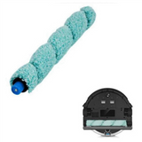 2Pc Floor Washing Robotic Cleaner Main Brush Scraper Replacement for W400 Floor Washing Robot Parts Accessories,2 x Sweeper roll brush,blue