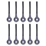 Sweeper Side Brush Replacement Pack, Durable ABS Construction, Simple To Clean Replace