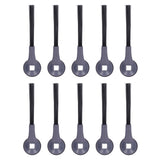 Sweeper Side Brush Replacement Pack, Durable ABS Construction, Simple To Clean Replace - Top-Down View