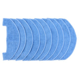 4/10 Packs Mop Cloths For Ultenic D10 Robot Vacuum Cleaner Spare Replacement Parts Mop Pad Cloth Accessories Sweeper Parts 10 PACK - Top-Down View