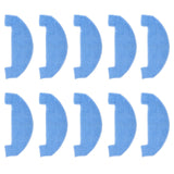 4/10 Packs Mop Cloths For Ultenic D10 Robot Vacuum Cleaner Spare Replacement Parts Mop Pad Cloth Accessories Sweeper Parts 10 PACK - Rear View